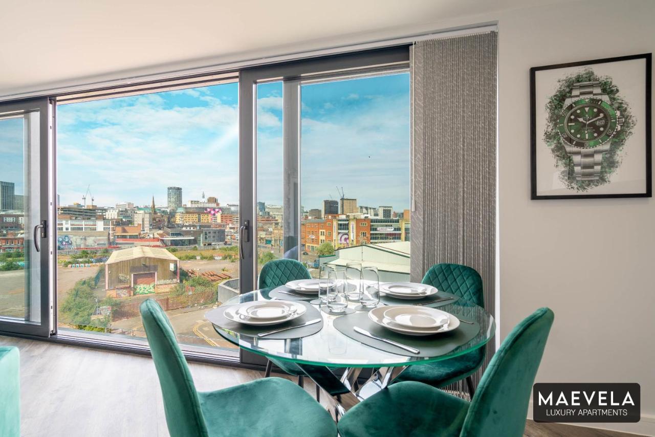 Maevela Apartments - Luxury Top Floor Penthouse - With Parking - 2 Bedroom New Build Apartment ✪ City Centre, Digbeth ✓ With Huge Patio Sliding Doors - City View - Rooftop Terrace - Ps4 & Smart Tv'S Birmingham Esterno foto