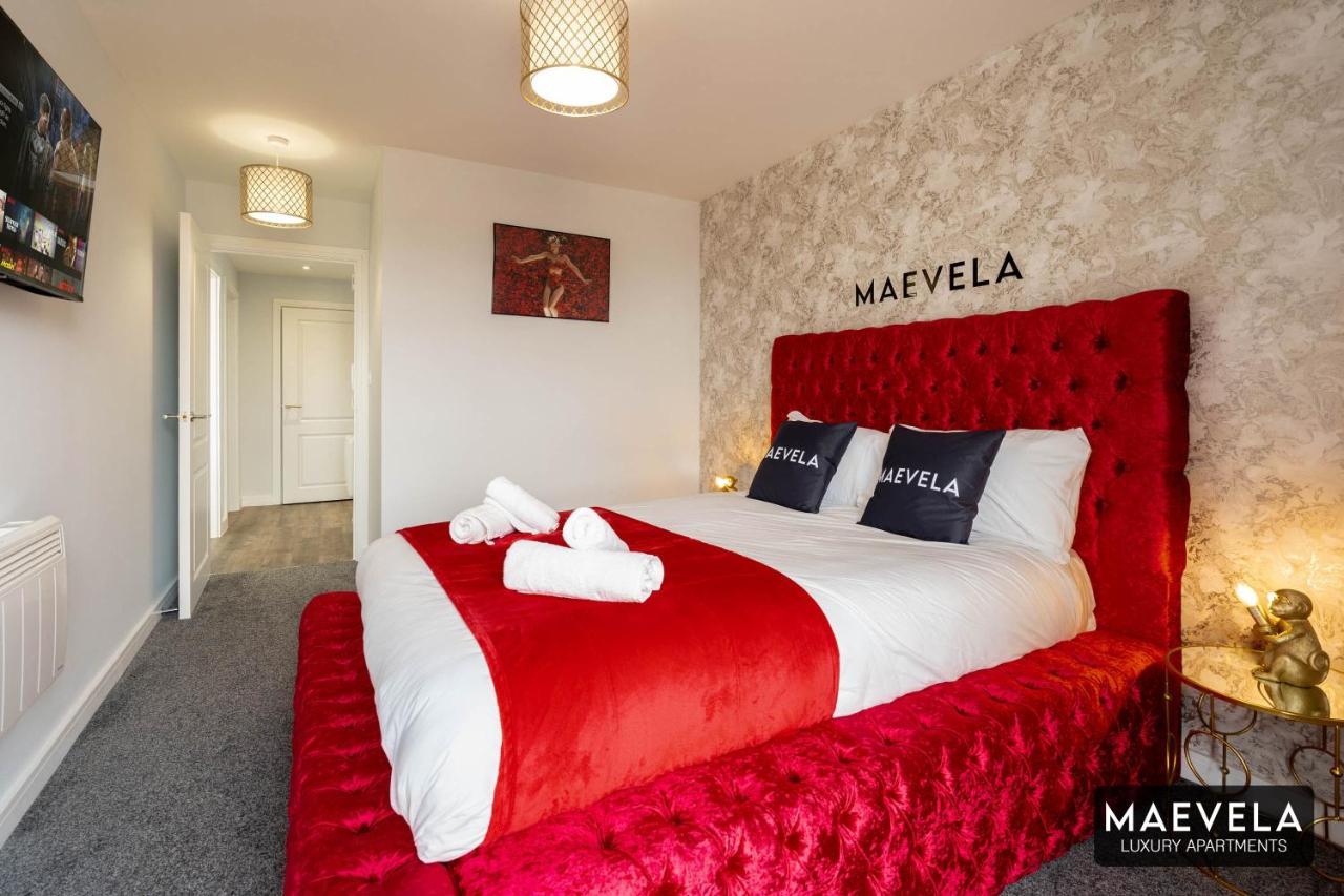 Maevela Apartments - Luxury Top Floor Penthouse - With Parking - 2 Bedroom New Build Apartment ✪ City Centre, Digbeth ✓ With Huge Patio Sliding Doors - City View - Rooftop Terrace - Ps4 & Smart Tv'S Birmingham Esterno foto