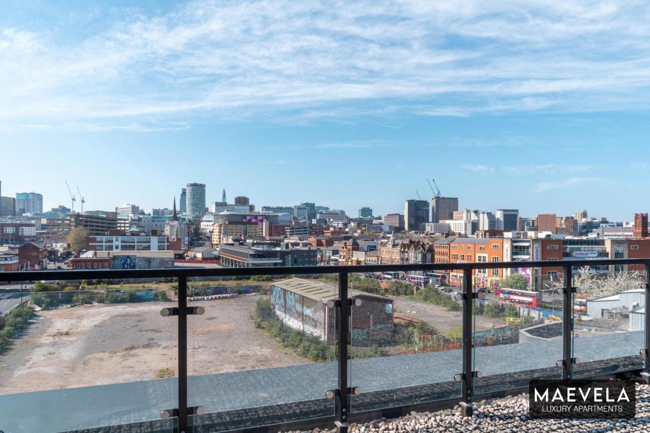 Maevela Apartments - Luxury Top Floor Penthouse - With Parking - 2 Bedroom New Build Apartment ✪ City Centre, Digbeth ✓ With Huge Patio Sliding Doors - City View - Rooftop Terrace - Ps4 & Smart Tv'S Birmingham Esterno foto