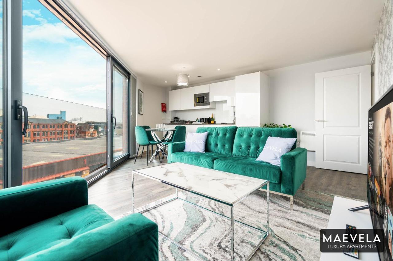 Maevela Apartments - Luxury Top Floor Penthouse - With Parking - 2 Bedroom New Build Apartment ✪ City Centre, Digbeth ✓ With Huge Patio Sliding Doors - City View - Rooftop Terrace - Ps4 & Smart Tv'S Birmingham Esterno foto