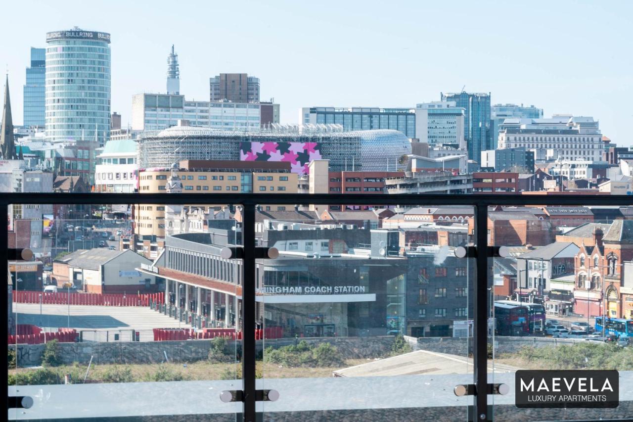 Maevela Apartments - Luxury Top Floor Penthouse - With Parking - 2 Bedroom New Build Apartment ✪ City Centre, Digbeth ✓ With Huge Patio Sliding Doors - City View - Rooftop Terrace - Ps4 & Smart Tv'S Birmingham Esterno foto